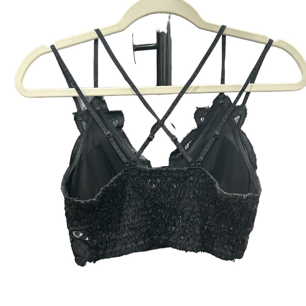 Altar’d State Intimates Black Lace Bralette Size: L - Picture 2 of 4